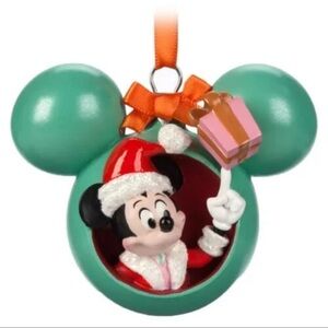 2023 Disney Parks Santa Mickey Mouse Icon Christmas Holiday Sketchbook Ornament